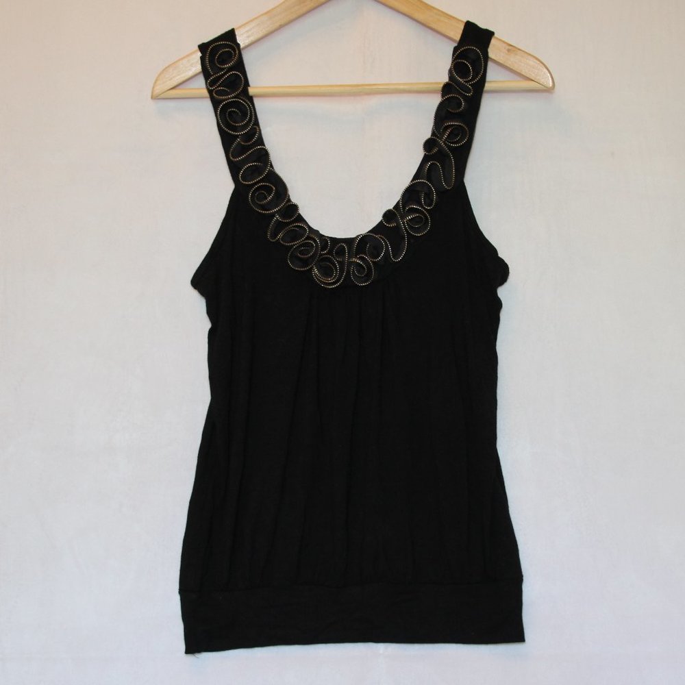 Silvergate Sexy Deep V Embellished Cami Tank - Picture 7 of 7